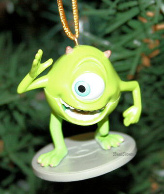 Custom Disney Monsters Inc. Movie Mike Wazowski Christmas Holiday Ornament NEW