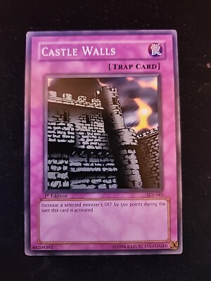 castle walls yugioh card Cards Description coming soon... Yugioh: CASTLE WALLS - [SDK-049]