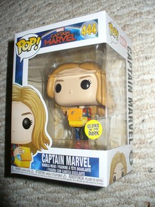 captain marvel funko glow