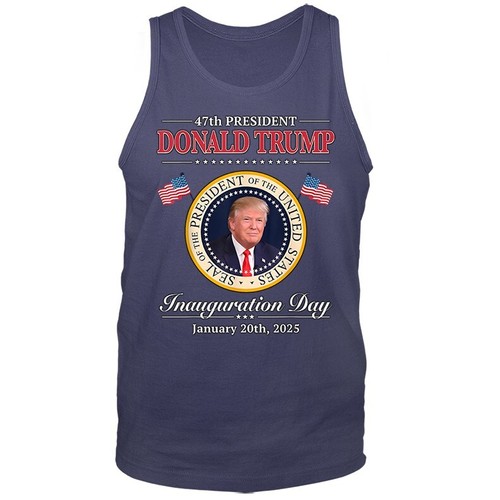 Donald Trump 47th President Inauguration Day Political Tank Top - Bild 4 von 8