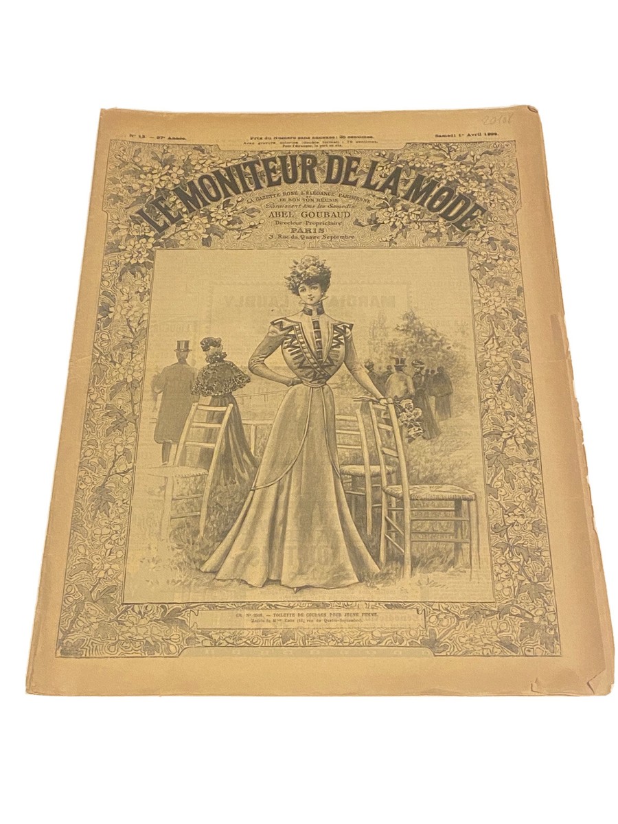 Le Moniteur De La Mode April 1, 1899 Magazine | eBay Le Moniteur De La Mode April 1, 1899 Magazine | eBay