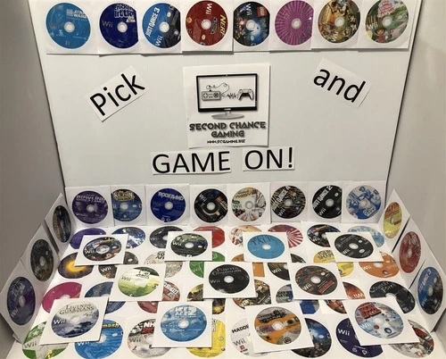 🕹 Nintendo Wii Pick and Choose Lot - Buy More Save More - Resurfaced -Free Ship
