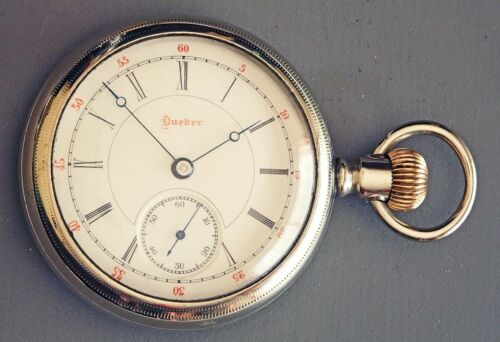 Hampden 18 Size 15 Jewel Dueber Grade 1890 Pocket Watch 661343