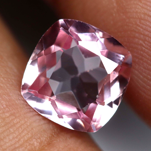 3.75 Ct Natural Sri Lanka Padparadscha Sapphire Cushion Cut Loose Gemstone - Picture 5 of 7