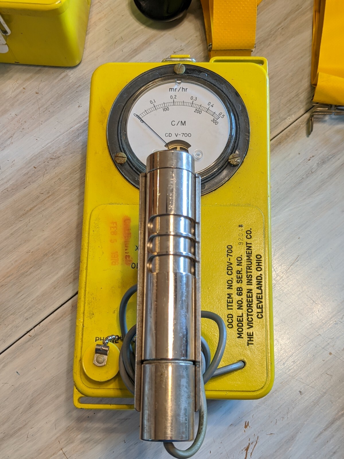 Vintage Radiation Detector CD V-777-1 in box all pieces no corrosion Untested s l1600 - Vintage Radiation Detector CD V-777-1 in box all pieces no corrosion Untested