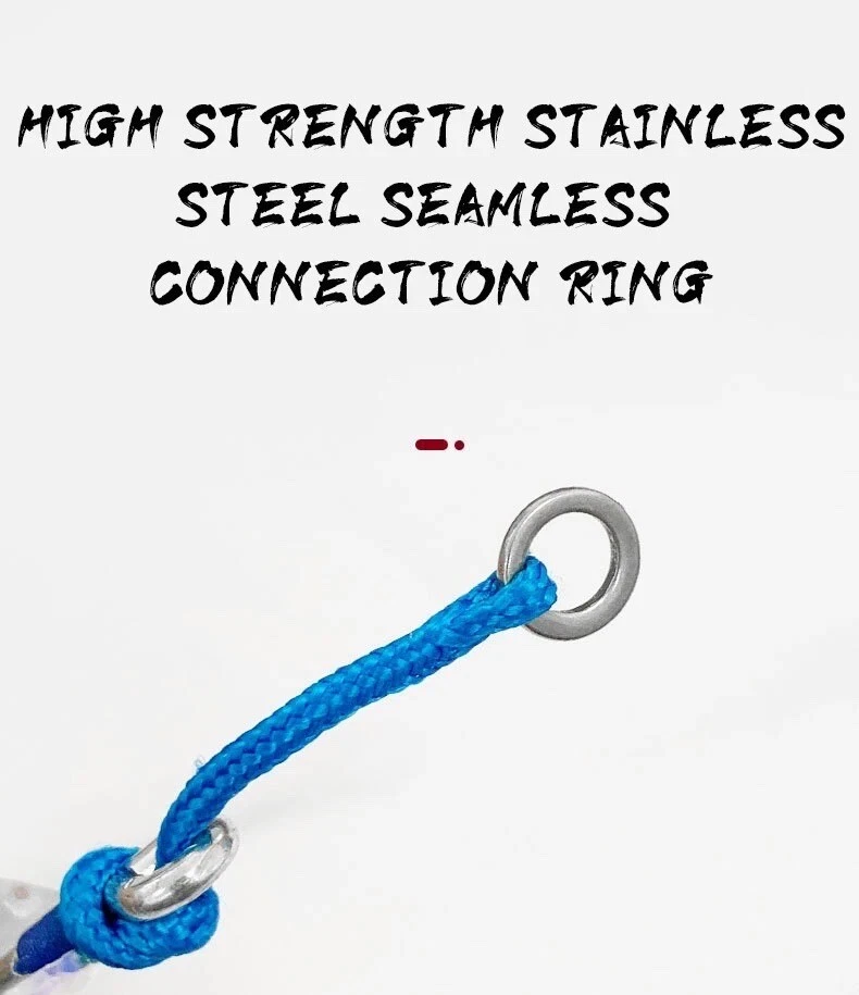 4 juegos de ganchos de asistencia dobles ganchos de jigging UV Lumo - plantillas de paso lento 2/0-9/0 Foto 4 de 4