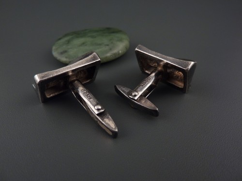 Masivo 24,6 g - Gemelos Franz Scheuerle / Quinn Brutalist plata 925 - Imagen 3 de 8