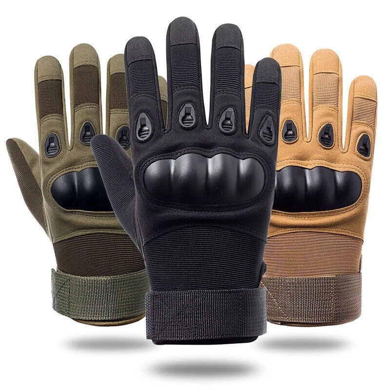 Military Tactical Hard Knuckle Gloves Full Finger Fingerless Army Combat Hunting - image 3 of 4