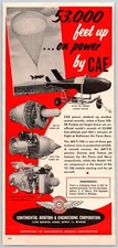 1957 Gas Turbines for Drones by Continental Aviation & Engineering Co Detroit