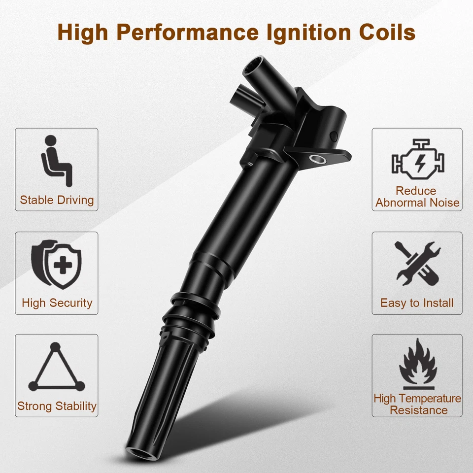 8 Left&Right Ignition Coils Pack For Ford E350 E450 Super Duty 2018-2019 6.2L V8 - Image 4 of 4