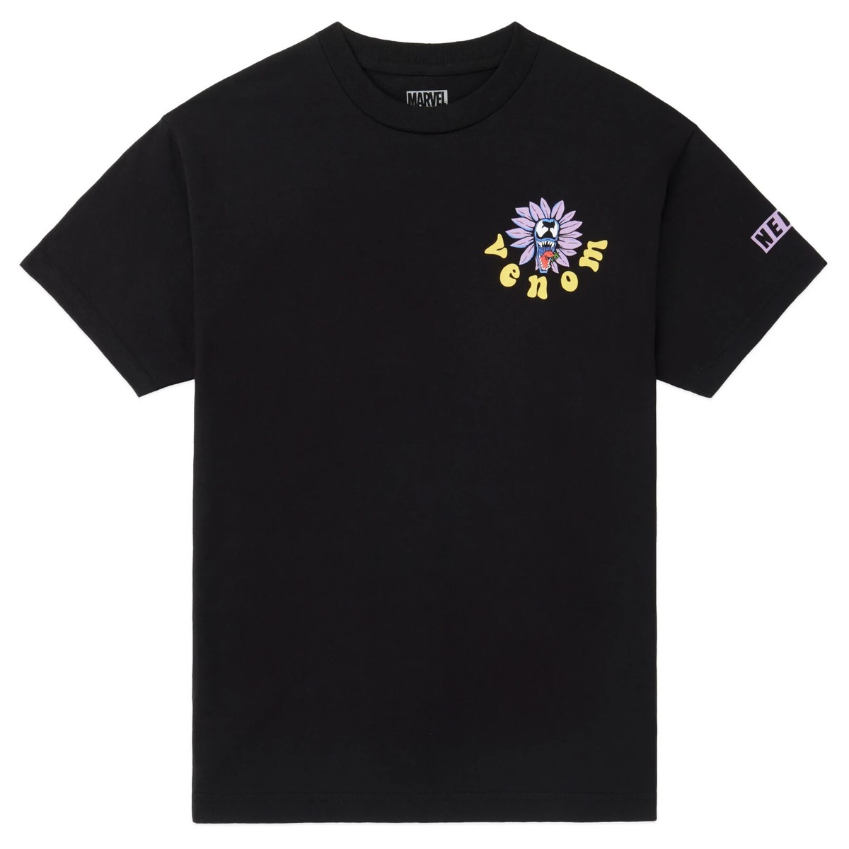 Neff x Marvel Mens Venom Floret Black Tee Shirt NWT 3XL | eBay
