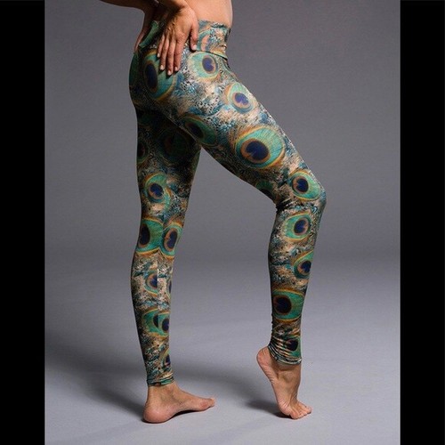 Peacocks Yoga Pants