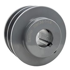 2BK36-1-1/8 Double Groove PulleyV Belt Pulley 1 1/8 inch bore 3.75" ODMotor P...