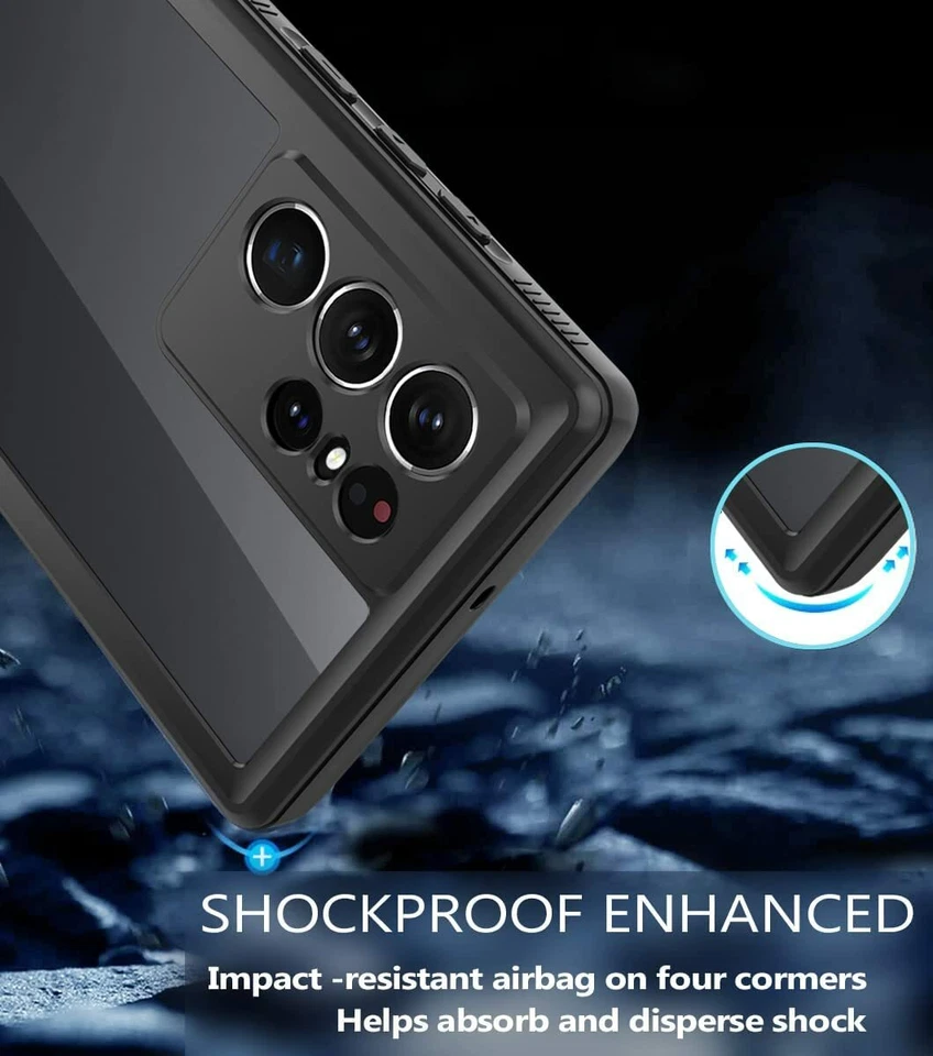 Funda Impermeable para Samsung Galaxy S22, S22+, S22 Ultra 5G Plus Protector de Pantalla Foto 4 de 4