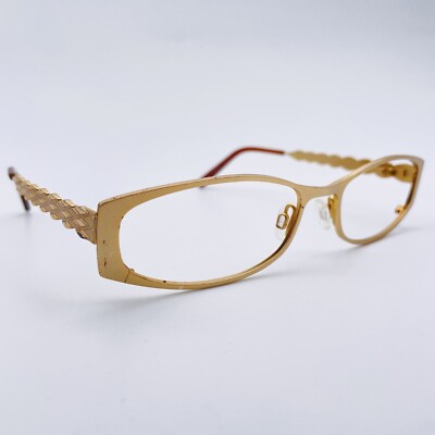 SPECSAVERS Brille GOLD ECKIG Brillengestell MOD: WENDA 25146745