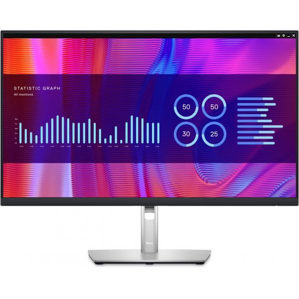 Monitor Dell 27" 2560x1440 Pixel UsB-C Hub Porta Usb 3.1 - Type C Hdmi 5ms Black