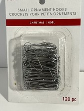 Ashland Small Ornament Hooks 1 Silver Ornament Tree Hooks 120 Total NEW