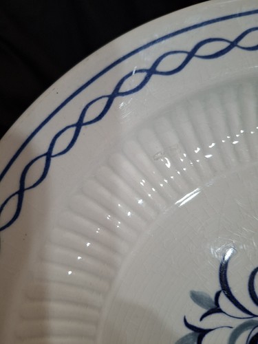 Set of 4 Adams English Ironstone Blue Baltic Side Salad Plates 9" - Picture 7 of 7