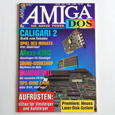 Amiga DOS 4/92   Die ganze Power   Amiga-Magazin von 1992