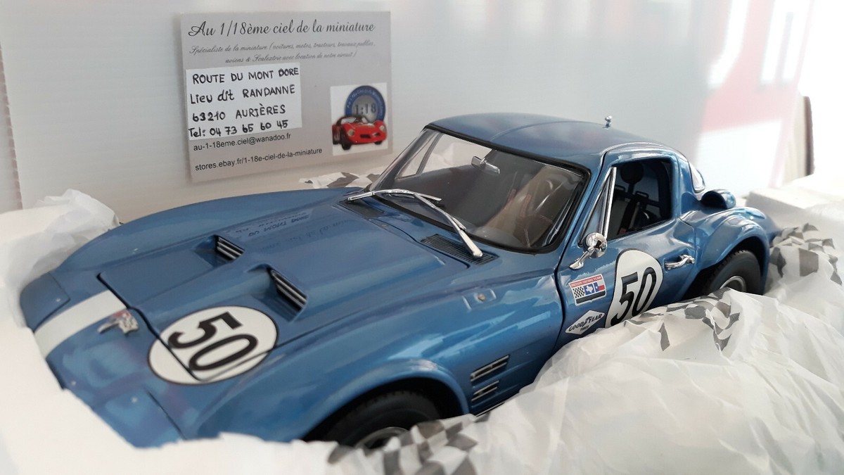 Chevrolet Corvette Grand Sport Coupé N° 50 4ème Nassau Trophy Speed Week 1963 Mecom 1 43 Truescale Tsm144321