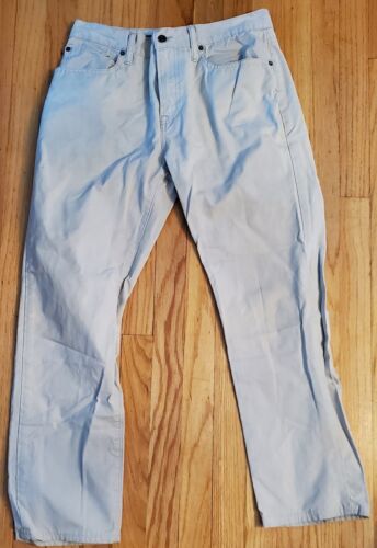 Gap 1969 Slim Fit Jeans Men's 34x30 White Denim - image 1