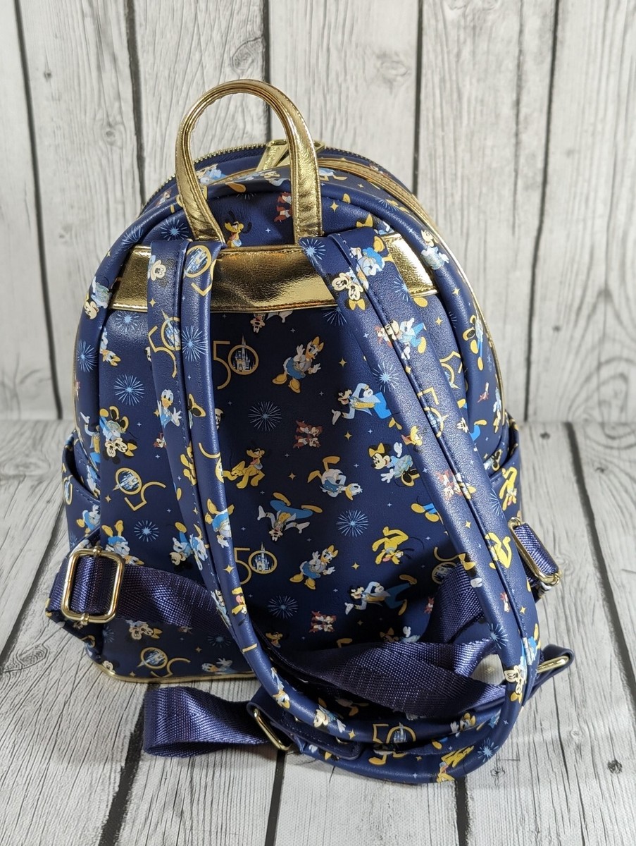 Walt Disney World 50th Anniversary Loungefly Mini Backpack Limited Edition | eBay Walt Disney World 50th Anniversary Loungefly Mini Backpack Limited Edition | eBay