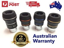 4 x Dual ED 1.25" eyepiece for telescope - Choose your Focal Length! Flat field