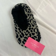 Isaac Mizrahi New York Black and Gray Lightweight Slippers, size Medium NWT