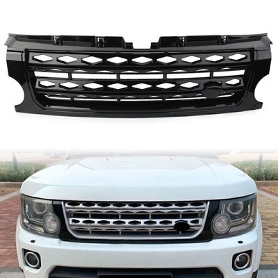 1x Black Front Grille Bumper Mesh For Land Rover Discovery LR3 2005-2009
