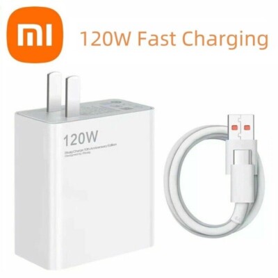 Redmi Mi 120W Supercharger AC Adapter USB-C for Xiaomi 14/13/12/11 Pro-