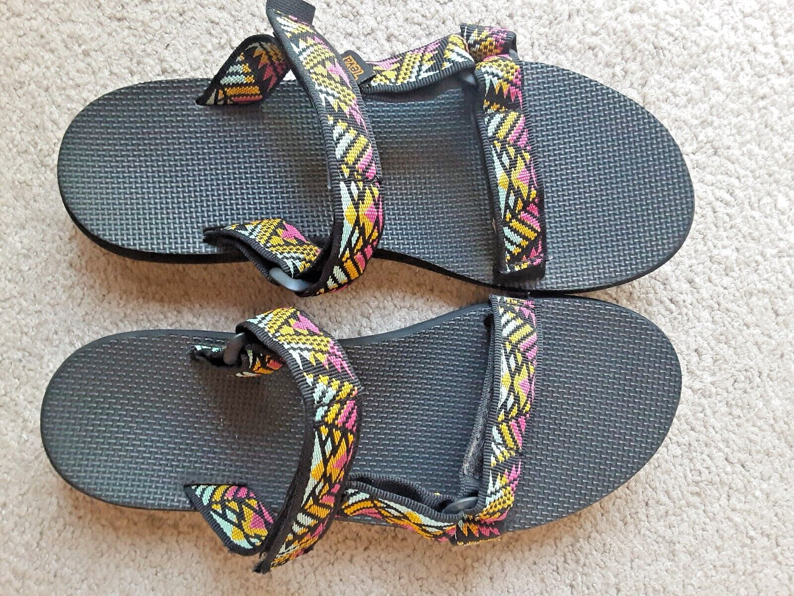 TEVA SIZE 10 MULTI COLORED OPEN TOE ATHLETIC HIKI… - image 4