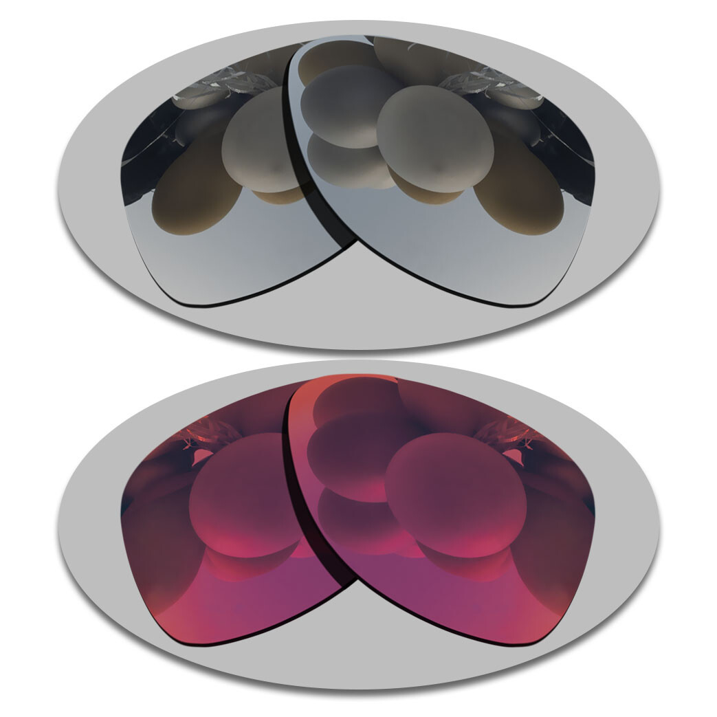 Oakley Dispatch 2 Polarized Replacement Lenses US Silver & Midnight Sun