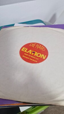 (159) Elation    Time To Move E.P. HAPPY HARDCORE 12''  VGC+