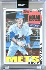 TOPPS PROJECT 2020 #147 NOLAN RYAN by Artist JACOB ROCHESTER ** METS 1969 #533
