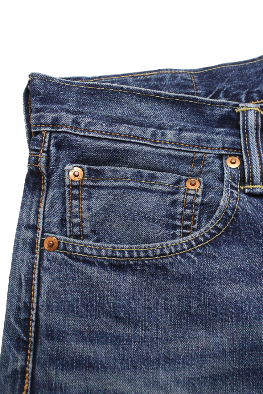 Levi's 512 Jeans Men W32/~L25 Slim Tapered Fit Whiskers Zip Fly Dark Denim thumbnail 5