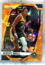 Mercedes Russell 2024 Panini Prizm WNBA Orange Ice Prizm- #109 Seattle Storm