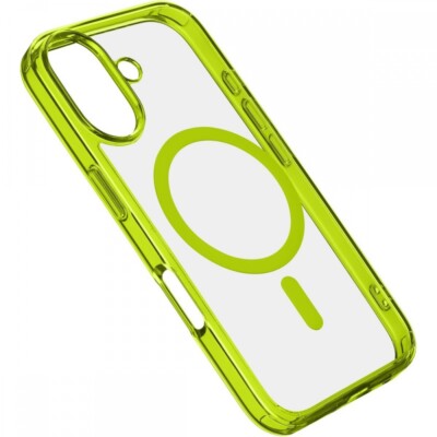 Cellularline Iconic Mag für Apple iPhone 16 Plus Schutzhülle lime Cover MagSafe