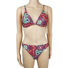 Sezane x YSE Womens Sunrise Twisty Two Piece Bikini Set Size UK 10 - 12