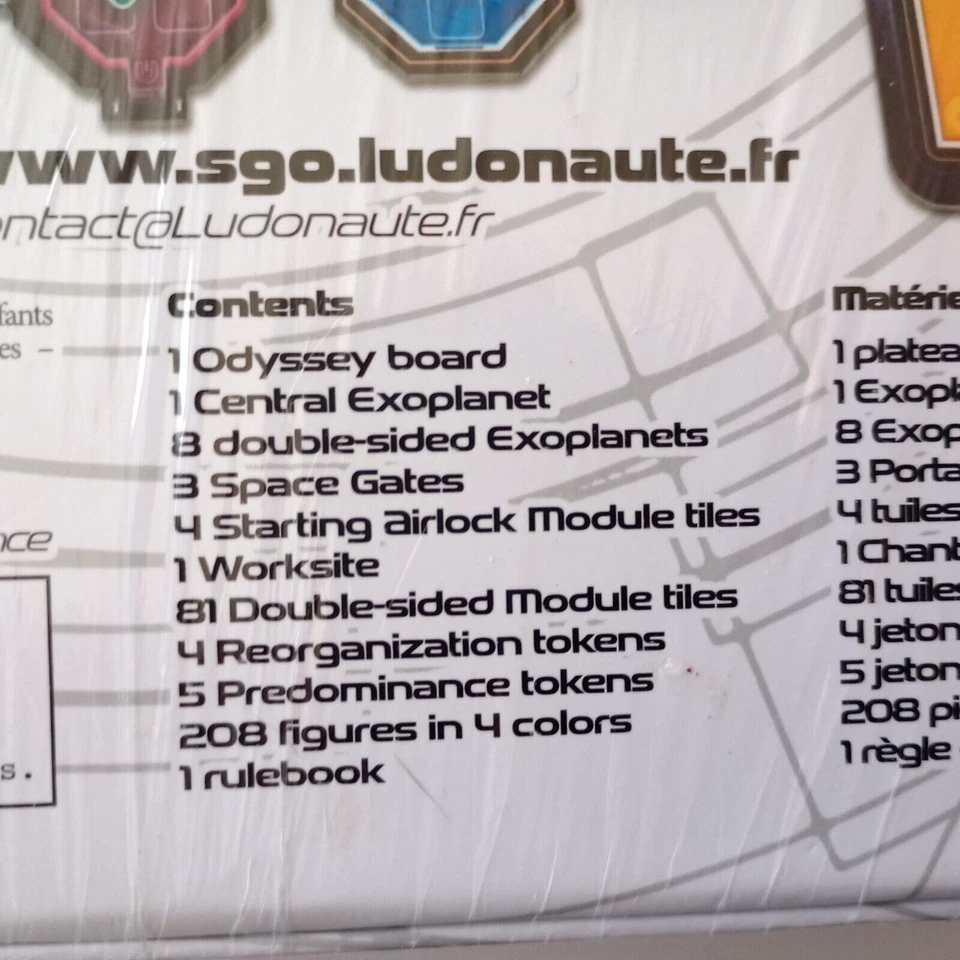 Space Gate Odyssey: Space Colonization Board Game Ludonaute Games New in Shrink - Image 3 of 4