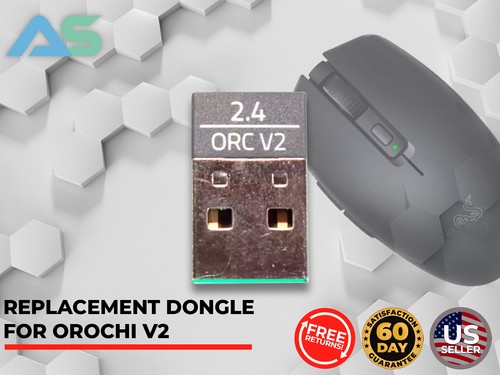 Genuine OEM Razer Orochi V2 Black USB-A Dongle 2.4GHz Receiver