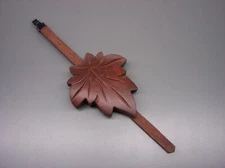 NEW MAPLE LEAF WOOD CUCKOO CLOCK PENDULUM - cookoo coo coo service repair parts