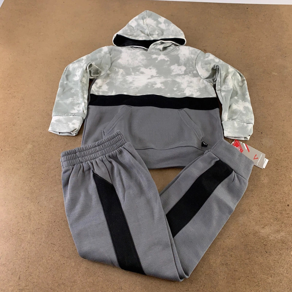 Cheetah Boy s 6 7 Tie Dye 2 Piece Performance Hoodie Jogger Set