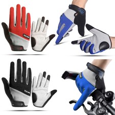 Mens Motorcycle Gloves Touch Screen Driving Racing Windproof Full Finger Gloves