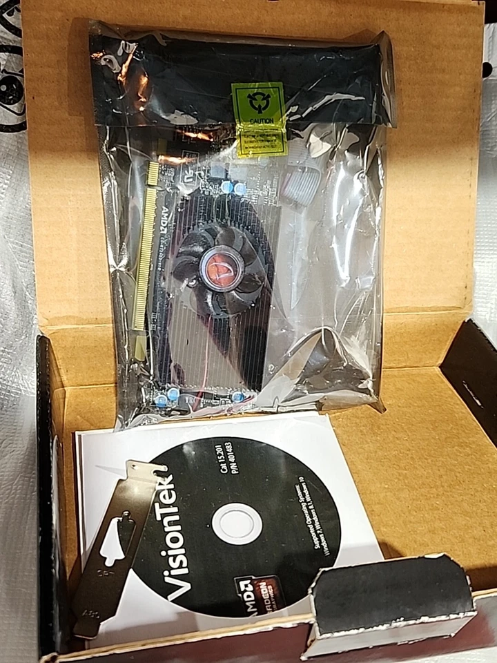 VisionTek 900701 AMD Radeon R7 240 PCIe 2GB DDR3 Graphics Video Card 1.6GHz - Image 2 of 4