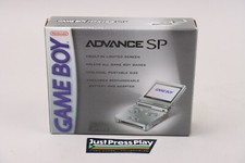 Original Nintendo GBA SP Platinum Silver Box Manual Inserts Only No System EX/NM