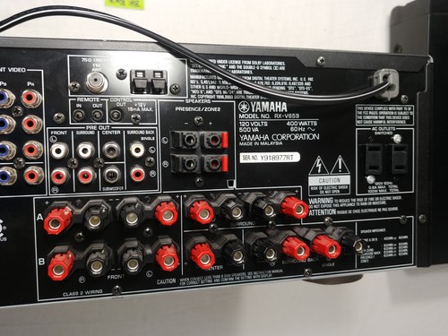 YAMAHA RX-V659 400 Watts Home Theater Receiver - Picture 8 of 9