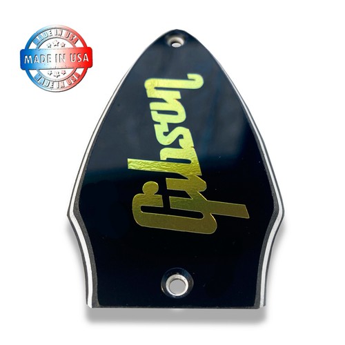 Cubierta de varilla de armadura pequeña negra de 2 tornillos de 3 capas para Gibson Flying V y fabricantes de melody - Imagen 1 de 14