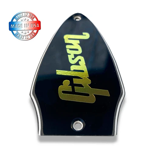 3 Ply Black 2 Screw Small Truss Rod Cover for Gibson Flying V & Melody Makers