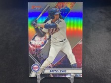 ROYCE LEWIS 2019 BOWMAN'S BEST #TP22 TOP PROSPECTS BASE REFRACTOR / TWINS