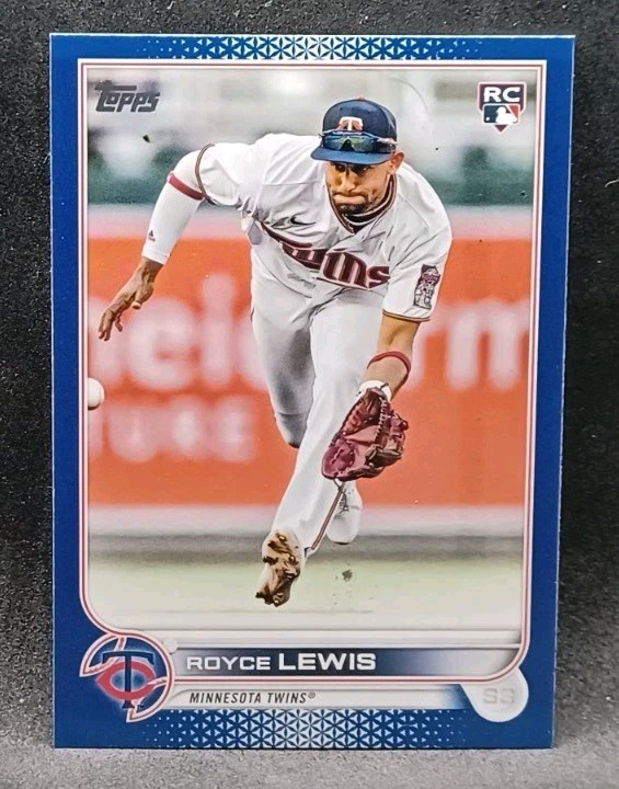 2022 Topps Update #US105 Royce Lewis Royal Blue RC